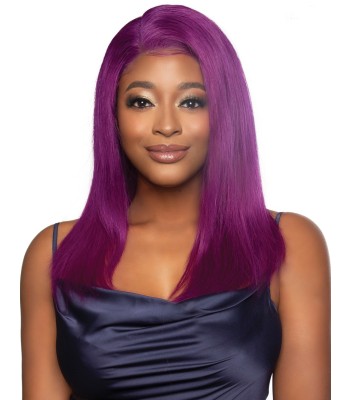 MLCP206 Tisha Crimp Lace Front Wig Melanin Queen Mane Concept-1 (Jet Black)