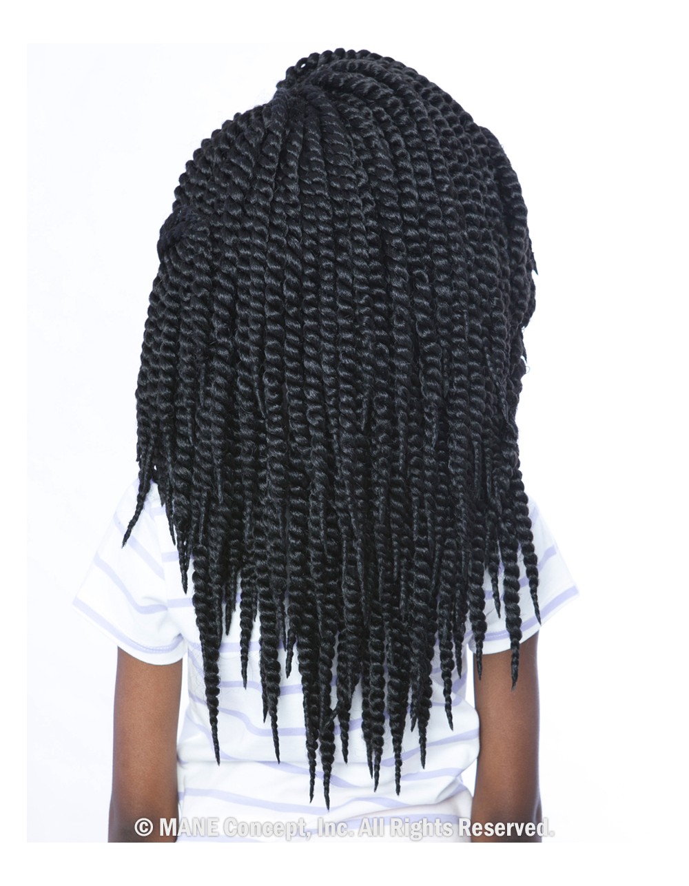 Mane Concept Synthetic Afri Naptural Kids Rock Crochet Braid - KR03 Senegalese Twist 12 1B